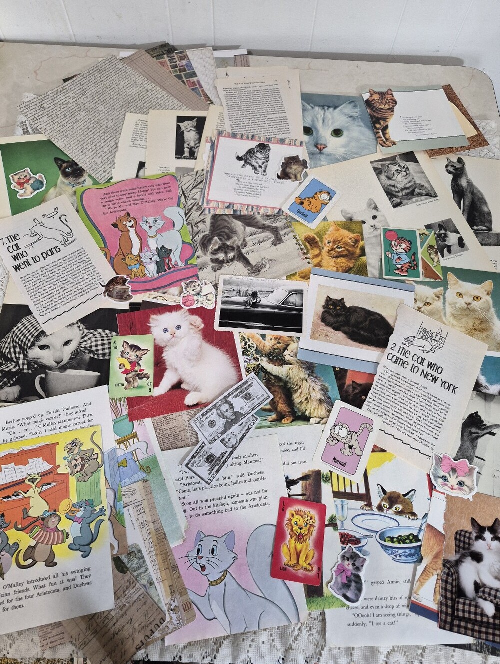 Vintage Cat Junk Journal Bundle